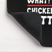 Funny Guess What_ Chicken Butt! Graphic Design  Muismat (Hoek)