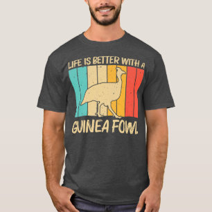 Funny Guinea Fowl for Men Women Bird Lover Chicken T-shirt