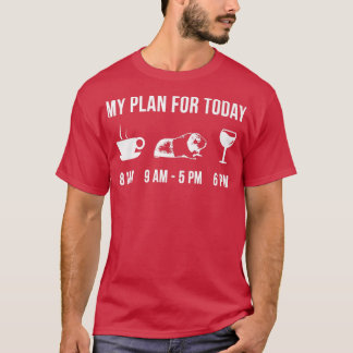 Funny Guinea Pig Animal Zookeeper Wildlife Mijn pl T-shirt