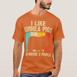 Funny Guinea Pig Design for Men Kinder Guinee T-shirt