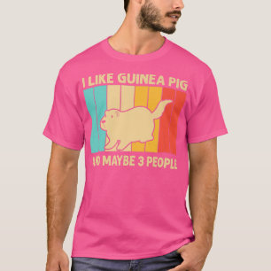 Funny Guinea pig Design Guinee pog landdier in T-shirt