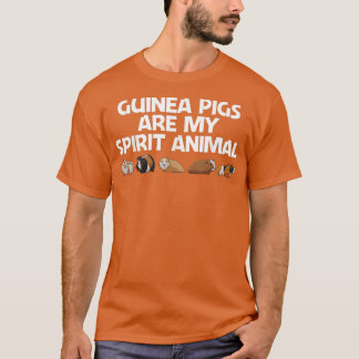 Funny Guinea Pig Kunst voor mannen Rodent Animal G T-shirt