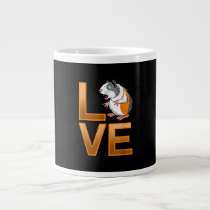 Funny Guinea Pig Lover Gift Womens Mannen Extra Grote Beker