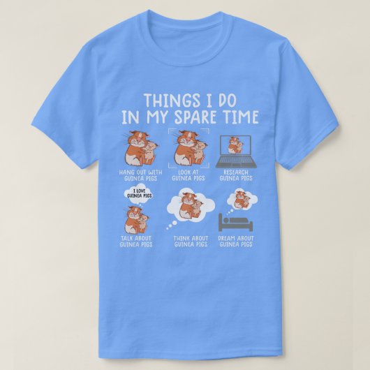 funny guinea pig shirt srcastic humor guinea pig p (Design voorkant)