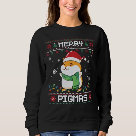 Funny Guinea pig Ugly Sweatshirt (Voorkant)
