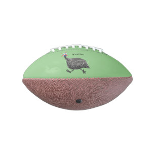 Funny Guineafowl cartoon American Football