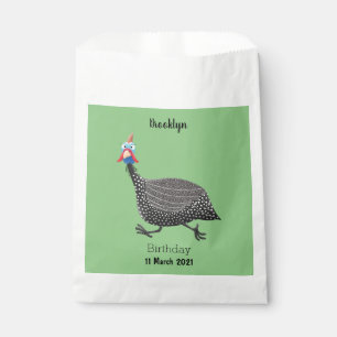 Funny Guineafowl cartoon Bedankzakje