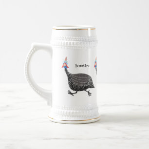 Funny Guineafowl cartoon Bierpul