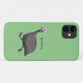Funny Guineafowl cartoon Case-Mate iPhone Case (Achterkant (horizontaal))