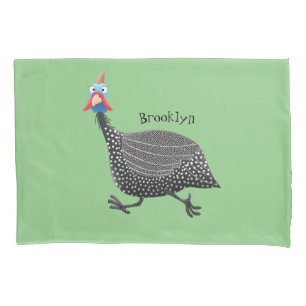 Funny Guineafowl cartoon Kussensloop