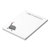 Funny Guineafowl cartoon Notitieblok (Gedraaid)