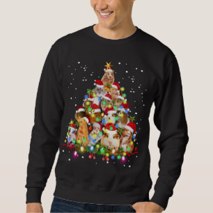 Funny Guinee met kerstbomen Trui