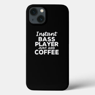 Funny Guitar Bass Spelers Gift Coffee Lovers iPhone 13 Hoesje
