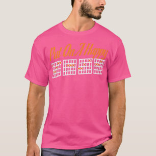 Funny Guitar zette een vrolijke muziek 856 op T-shirt