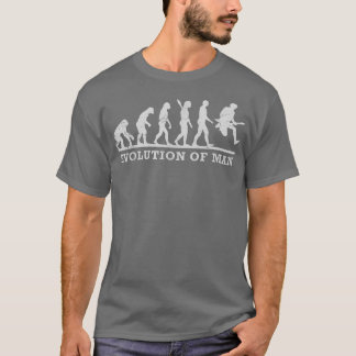 Funny Guitarist Guitar Evolution Man 865 T-shirt
