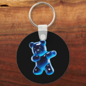 Funny Gummy Bear Art For Men Women Kids Candy Bear Sleutelhanger (Voorkant)