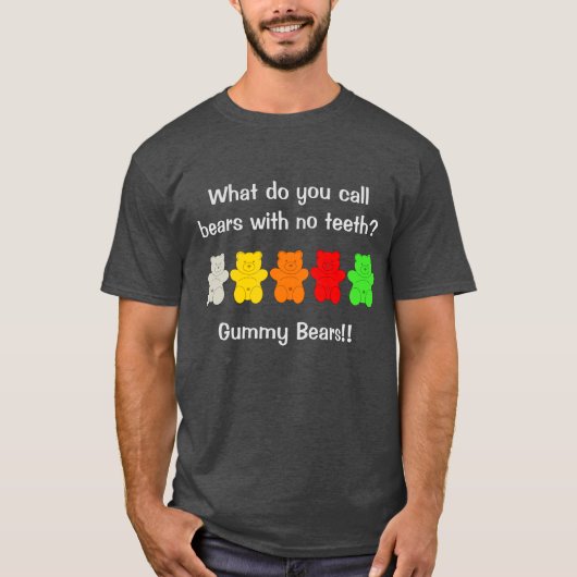 Funny Gummy Beer T-shirt (Voorkant)