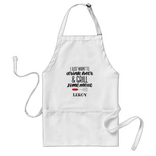 Funny Guy's Mannen Grilling BBQ Kitchen Apron Standaard Schort