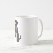 Funny Gym Bulldog Coffee Mug (Devant droit)