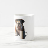 Funny Gym Bulldog Coffee Mug (Centre)