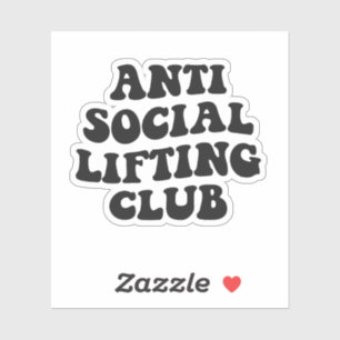 Funny Gym Fitness Lover Sticker
