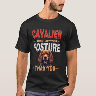 Funny Gym Gift for Cavalier King Charles Spaniel D T-shirt