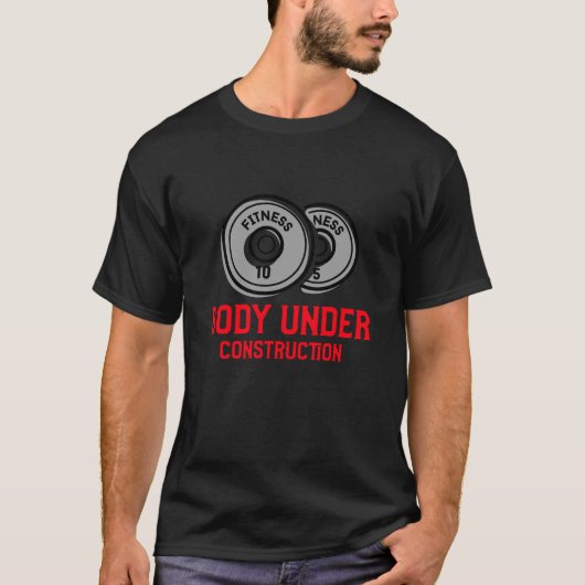 Funny Gym Instructor T-shirt (Voorkant)