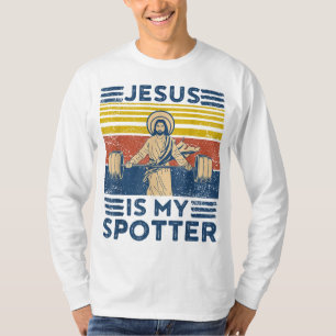 Funny Gym Jesus is mijn schitterende grappige werk T-shirt