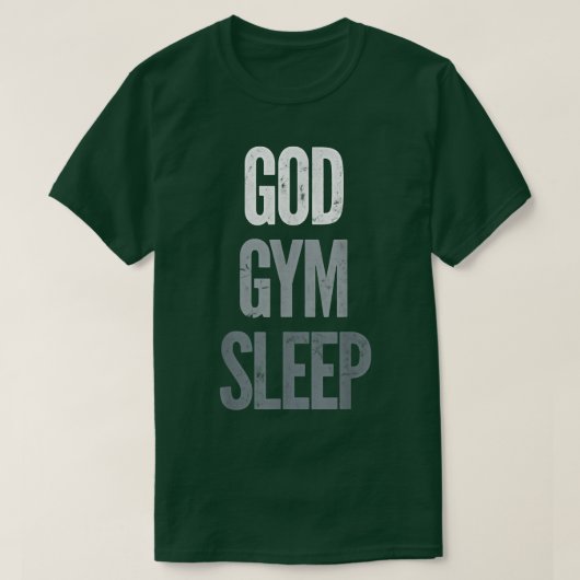 Funny Gym Quotes T-shirt (Design voorkant)
