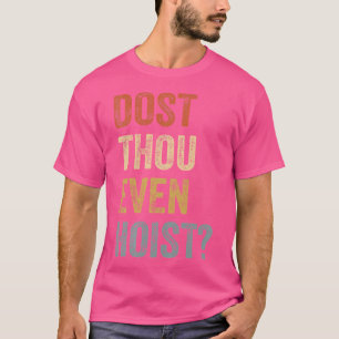 Funny Gym Workout Fysieke Activiteit Yoga Gewicht T-shirt