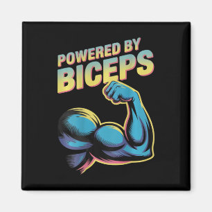 Funny gymhumor met bicepswinst aangedreven door B Magneet