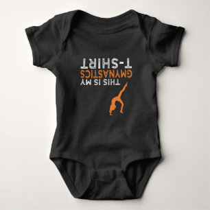 Funny Gymnast Girl Workout Gymnastiek Romper
