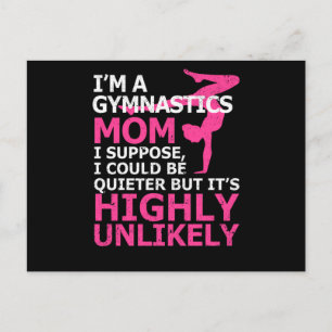 Funny Gymnast Mum Gymnastics Moederdag Ik ben een Briefkaart
