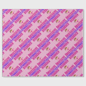 Funny Gymnastics Cadeaupapier (Vlak)