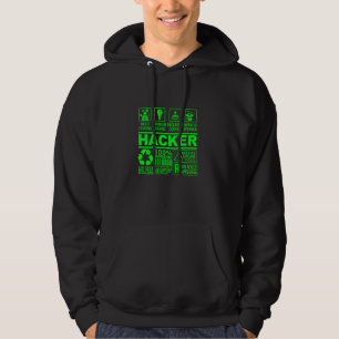 Funny Hacker Organic Compositie it Hacking Nerd G Hoodie