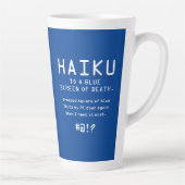 Funny Haiku naar het blauwe scherm van de dood Latte Mok (Rechts)