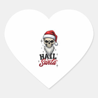 Funny Hail Santa Claus Skull Skeleton Antichrist C Hart Sticker