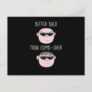 Funny Hairless Baldy Guy Skin Head Mannen Hairlo Briefkaart