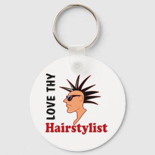 Funny Hairstyist Sleutelhanger