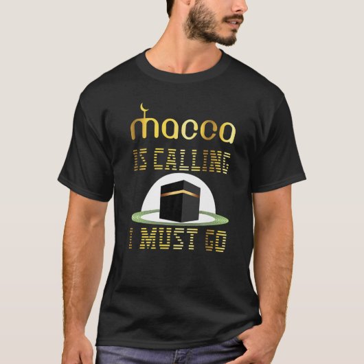 funny hajj, Umrah, Kaaba, Macca cool design for al T-shirt (Voorkant)