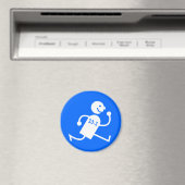 Funny half marathon magneet (Insitu (Vaatwasser))