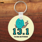 Funny half marathon sleutelhanger (Voorkant)