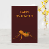 Funny Halloween Ant Kaart (Gele Bloem)