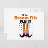 Funny Halloween Briefkaart (Voorkant / Achterkant)