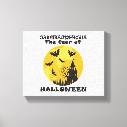 Funny Halloween Canvas Afdruk (Voorkant)
