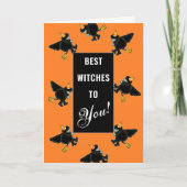 Funny Halloween Card Feestdagen Kaart (Voorkant)