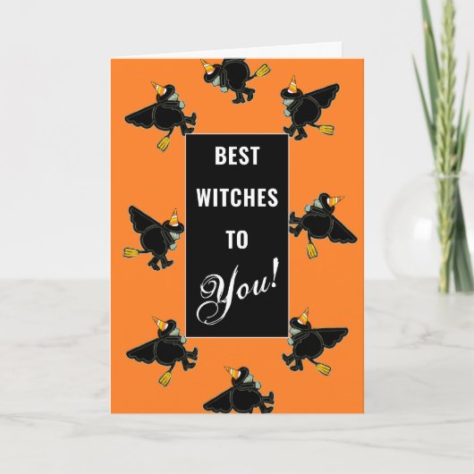 Funny Halloween Card Feestdagen Kaart (Voorkant)