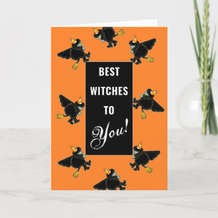 Funny Halloween Card Feestdagen Kaart