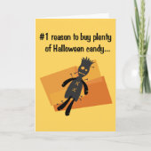 Funny Halloween Card Kaart (Voorkant)