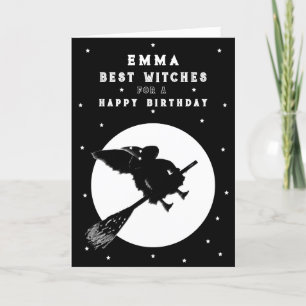 Funny Halloween carte d'anniversaire